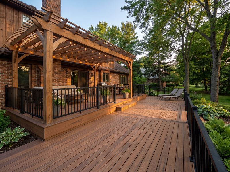 Composite Deck with Timber Pergola