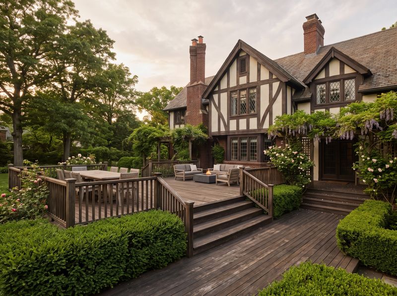 Tiered Timber Deck with Outdoor Dining