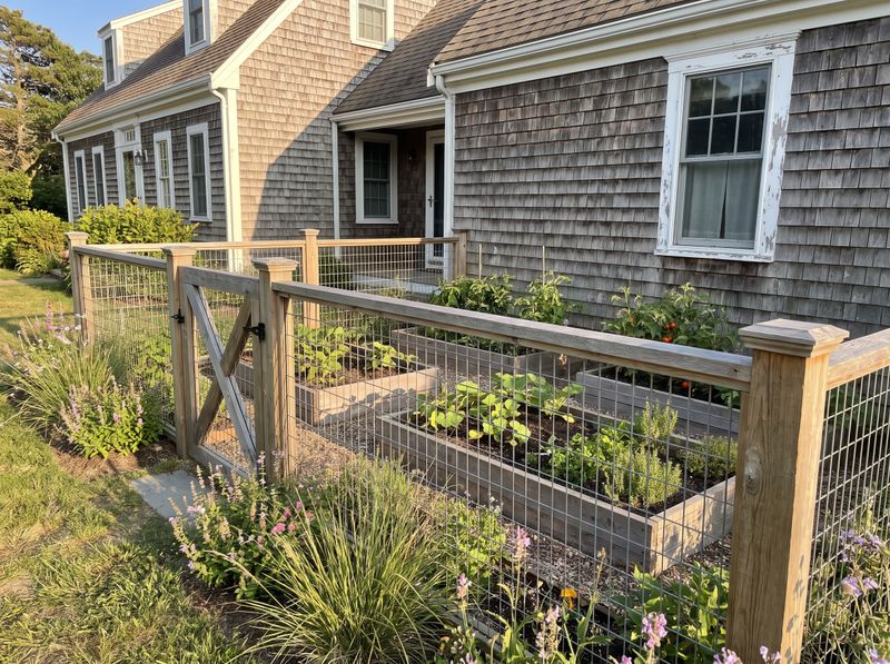 Hog Wire Garden Fence and Gate