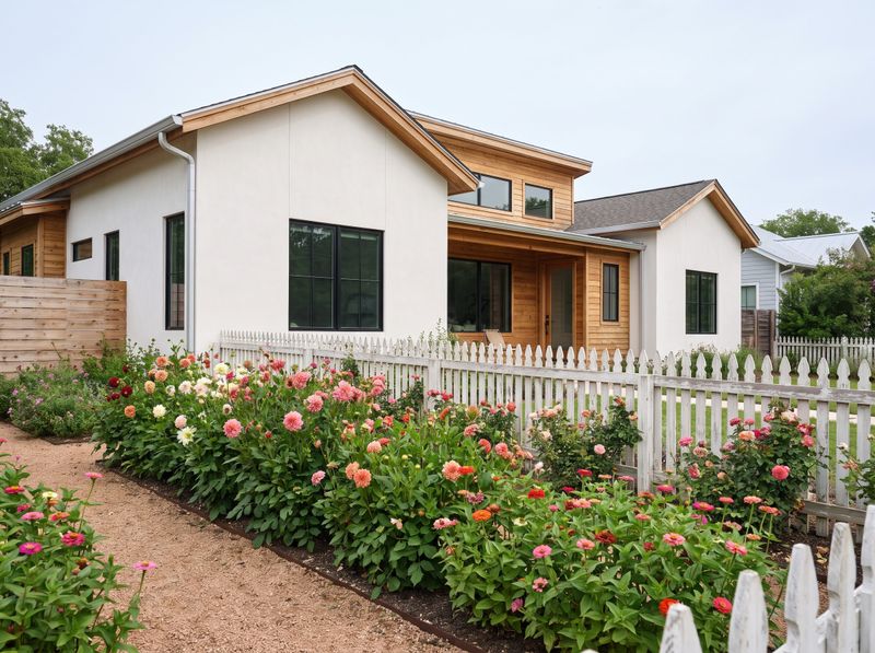 Cutting Garden Enclosed by Picket Fence