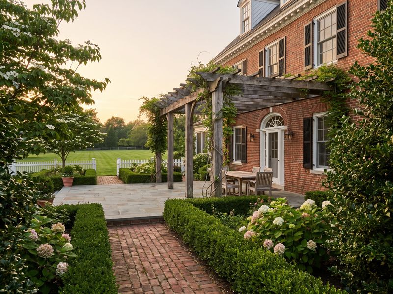 Attached Timber Pergola on Colonial Terrace