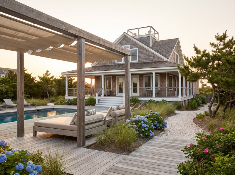 Timber Pergola Shading Poolside Daybeds