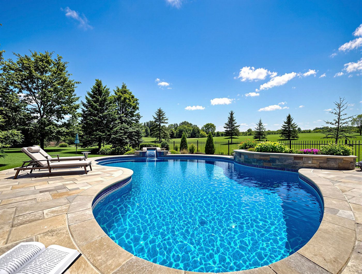 Kidney Pool Overlooking Golf Course