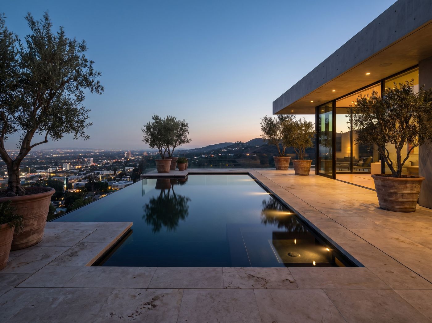 Zero Edge Pool with City View