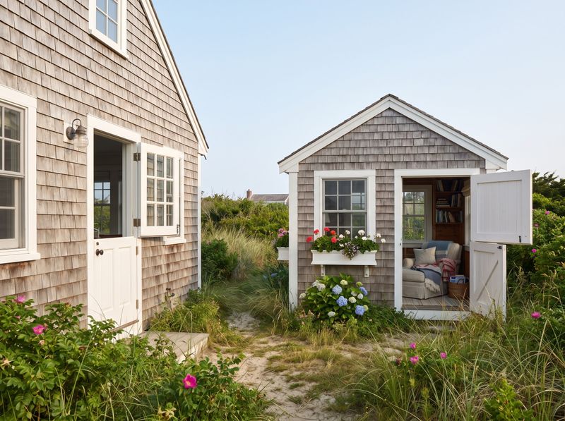 Shingled She Shed with Dutch Door